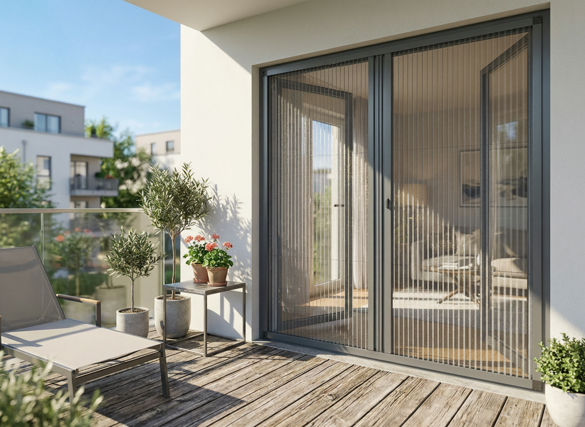 Plissee-Fliegengitter als Easy Fix