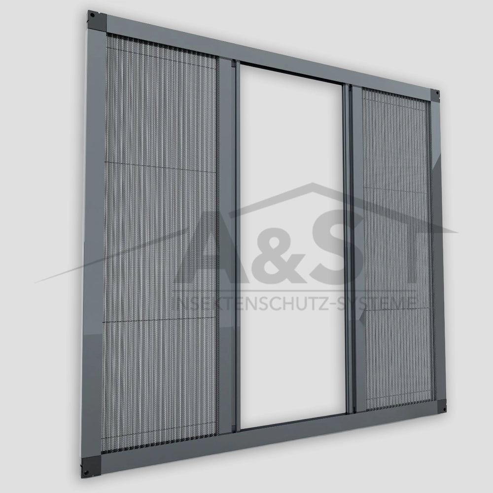 Doppelflügel Plissee - Fliegengitter