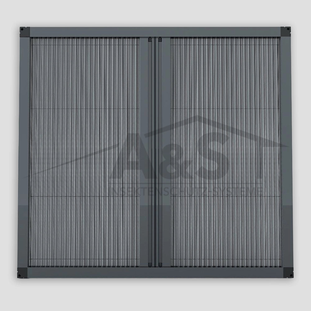 Doppelflügel Plissee - Fliegengitter